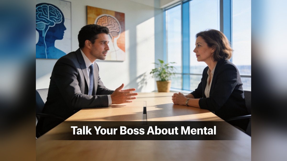 When and How to Talk to Your Boss About Mental Health