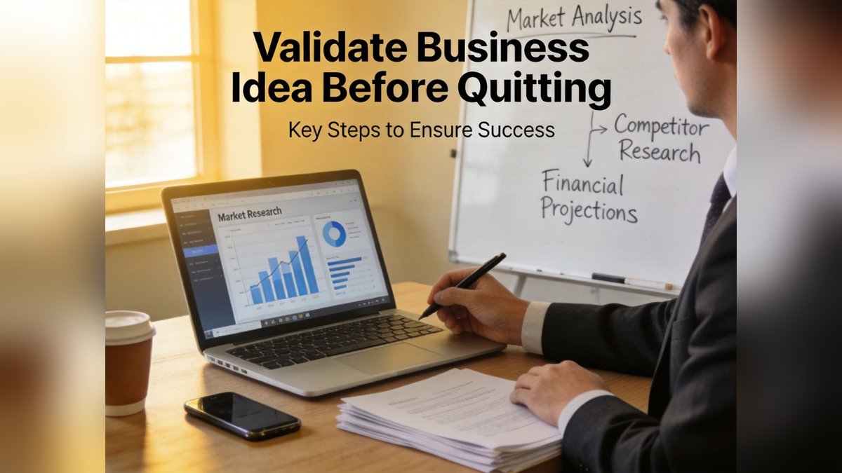 How to Validate a Business Idea Before Quitting Your Day Job